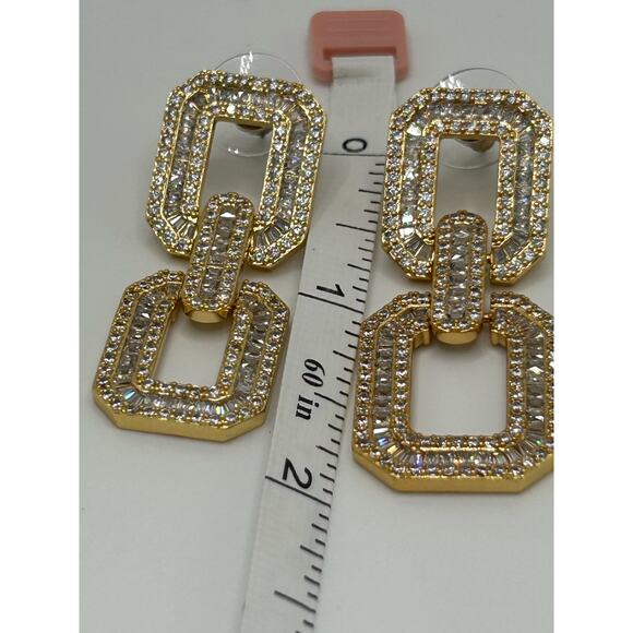 Eye Candy LA Luxe Collection 18k Gold Plated Earrings - Picture 8 of 11